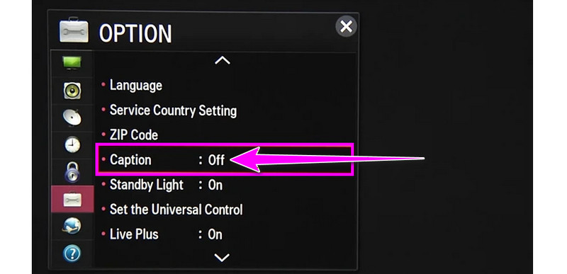 Turn Off CC LG TV