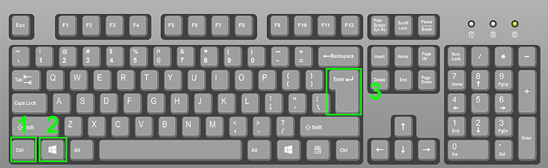 Ctrl Windows Enter