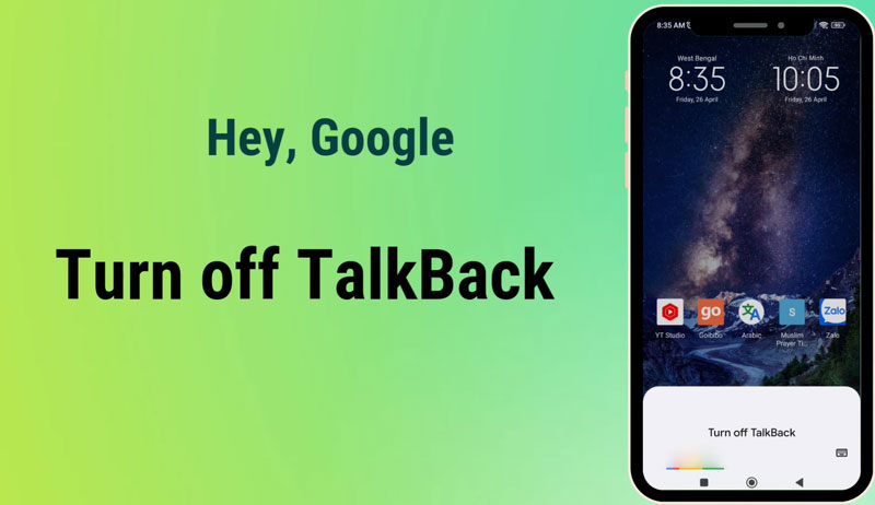 Google Assistant Android Turn Off Talkback