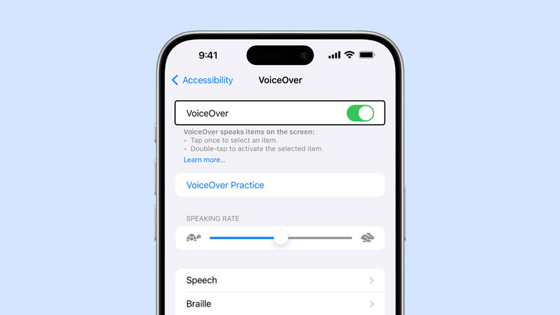 IOS Setting Accesibility