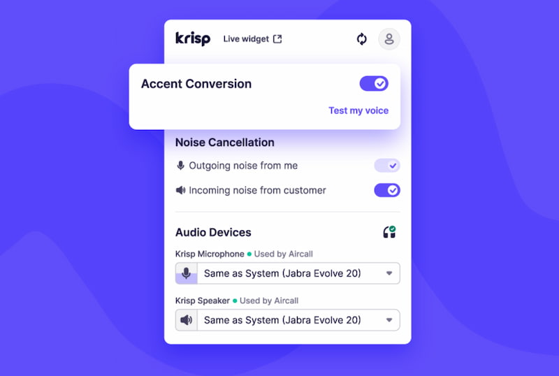 AI Accent Conversion Krisp AI