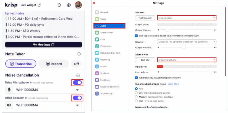 Set Up With Krisp AI