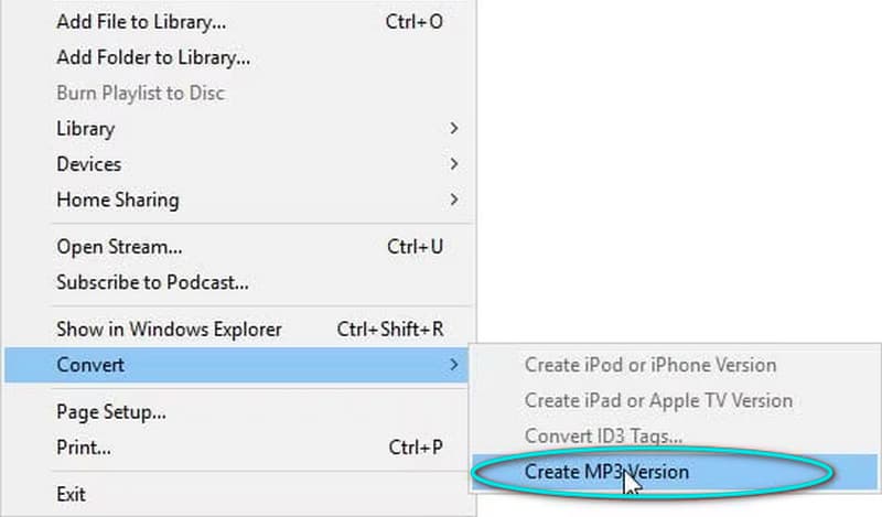 Create Mp3 Version In Itunes