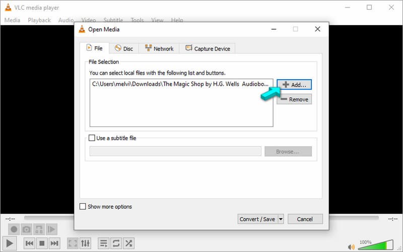Add M4B File In Vlc Media Player
