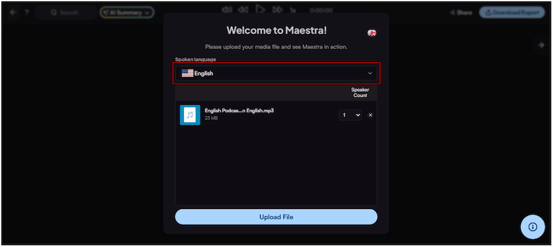 Select Spoken Language