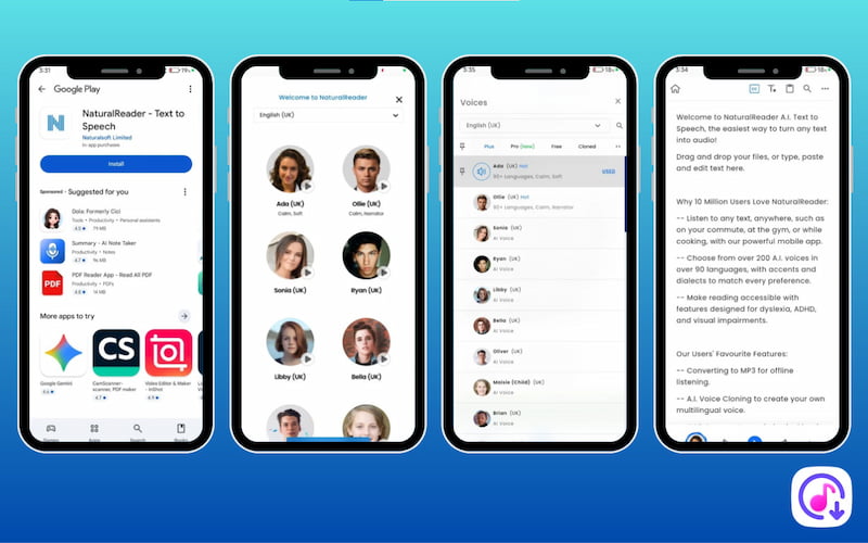 Use-naturalreader On Mobile