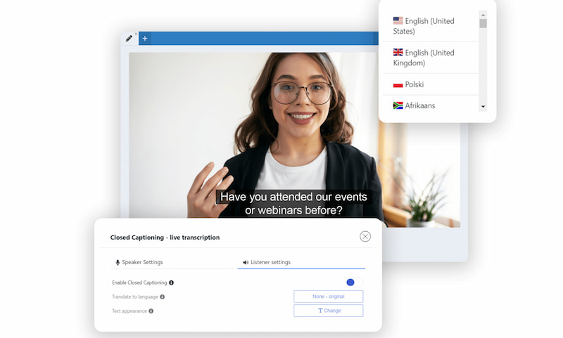 Scenario For Closed Caption