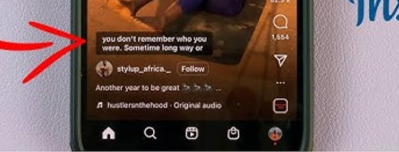 Scenario For Open Caption