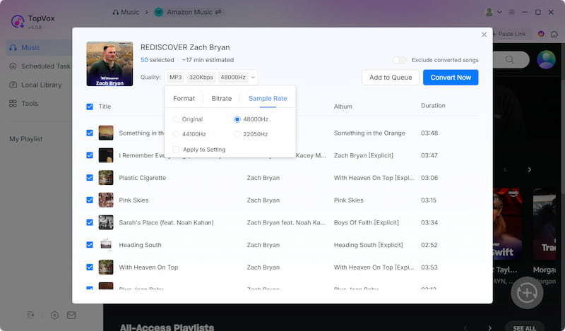 Topvox All Music Converter Alternative to Pazu