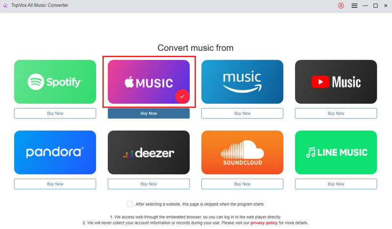 Choose Apple Music Platform Topvox