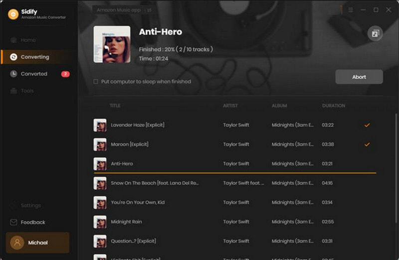 Convert Amazon Music in Sidify