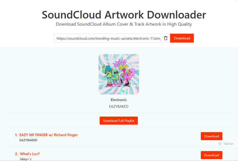 SoundCloudMate Save Playlist
