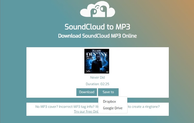 CloudMp3 Download Single Song
