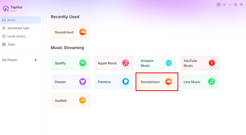 SoundCloud Platform Topvox