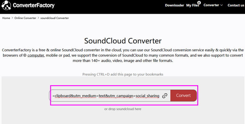 Convert Soundcloud to WAV Converterfactory