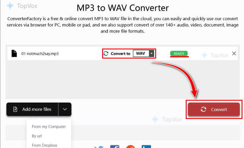 Converterfactory Upload Music