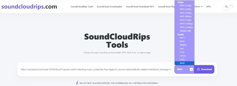 Soundcloudrips Convert Wav