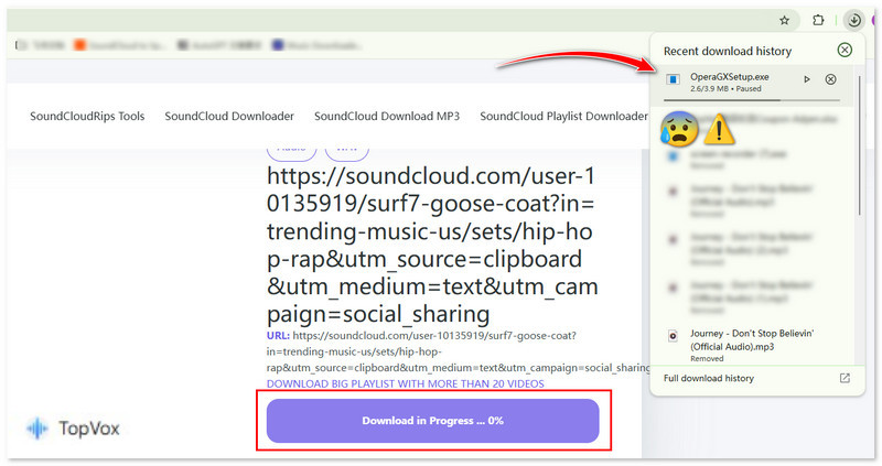 Soundcloudrips Slow Conversion