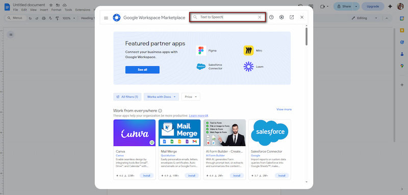 Install selected addons