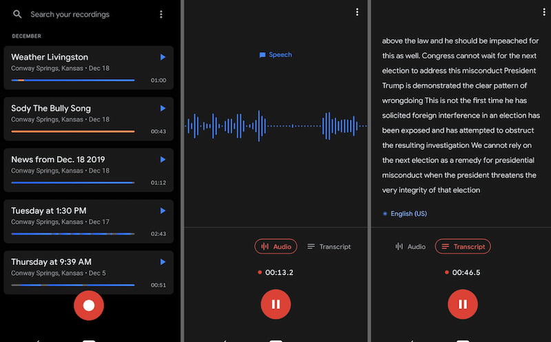 Google Recorder Speech To Text