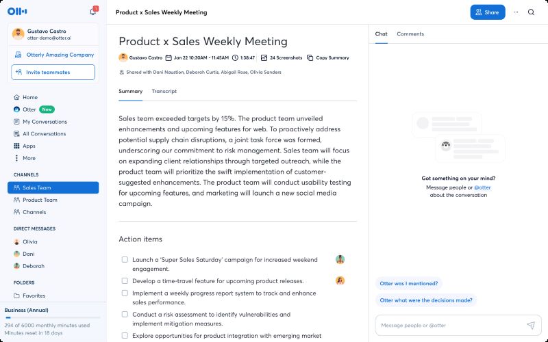 otter-conversation-page-overview