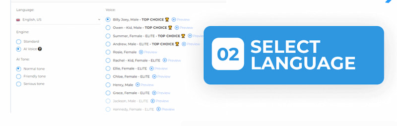 Speechelo Various Language