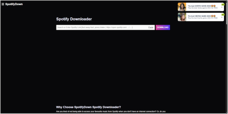Spotifydown Downloader Online