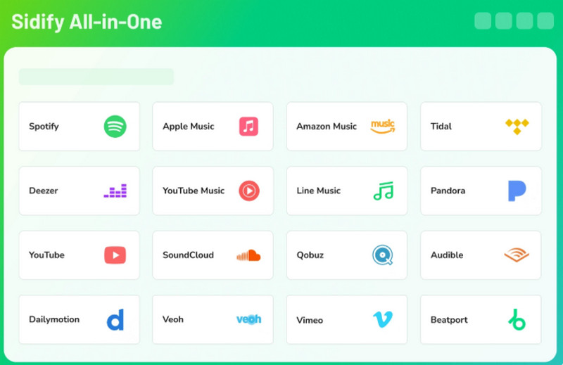 Sidify All in One Downloader