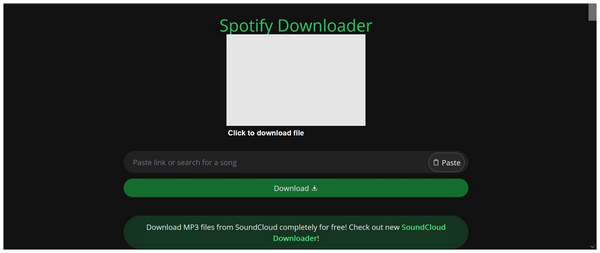 Spotify-downloader.com Interface