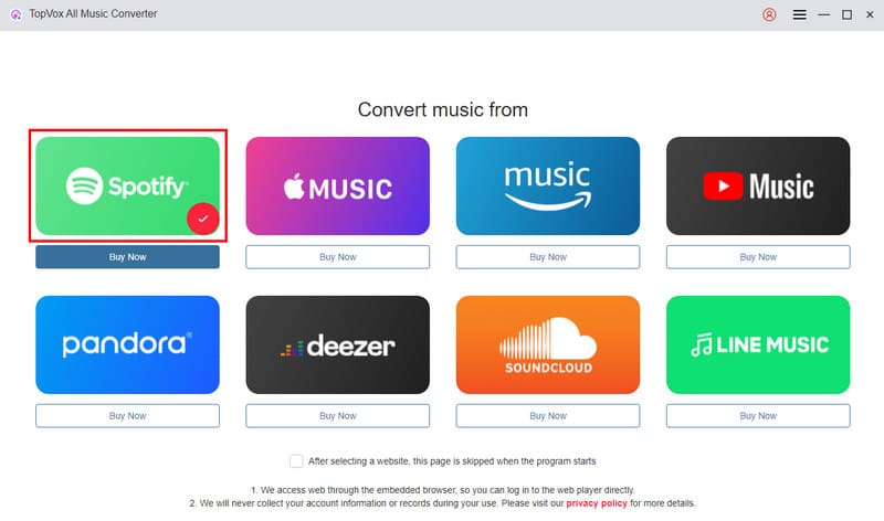 Spotify Platform Topvox