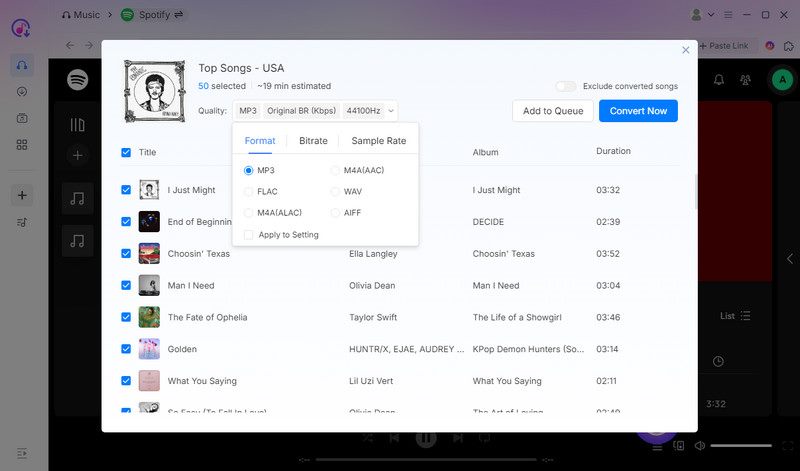 Change Output Quality