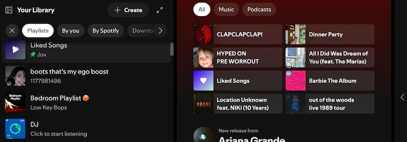 Spotify Library