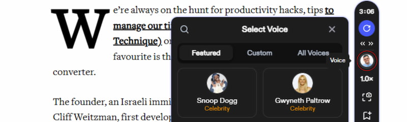 Speechify Text To Speech Extention