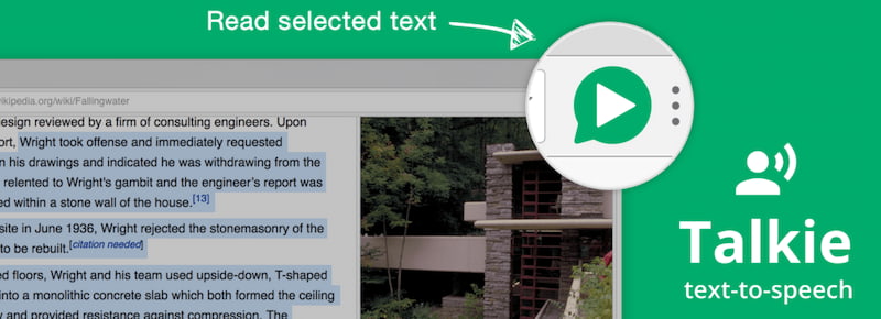 Talki Text To Speech Extention