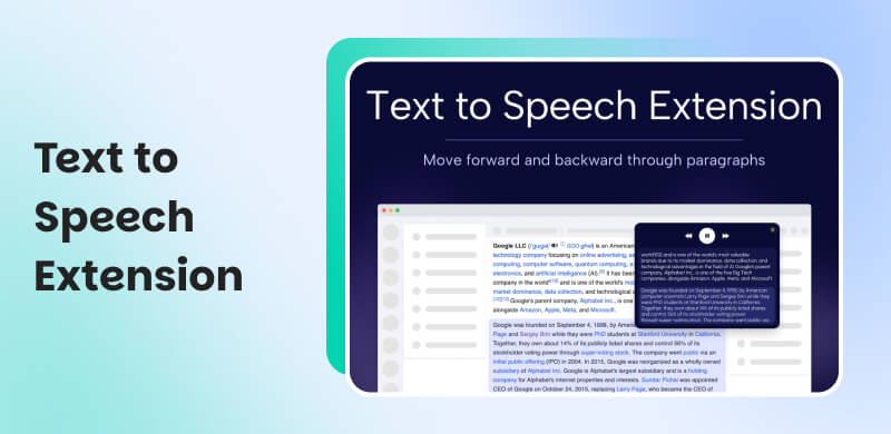 Text To Speech Extension