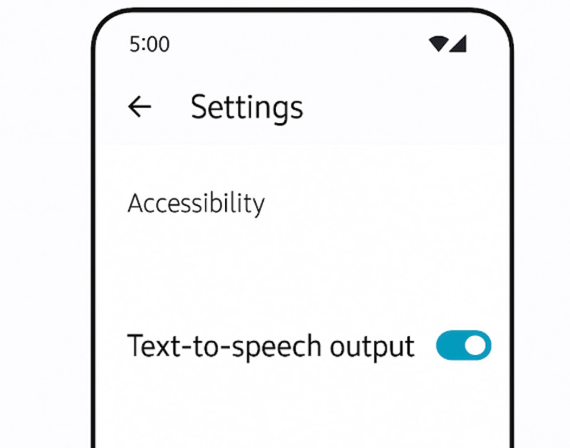 Enabling TTS on Android