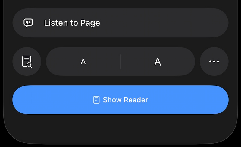 Safari Listen to Page