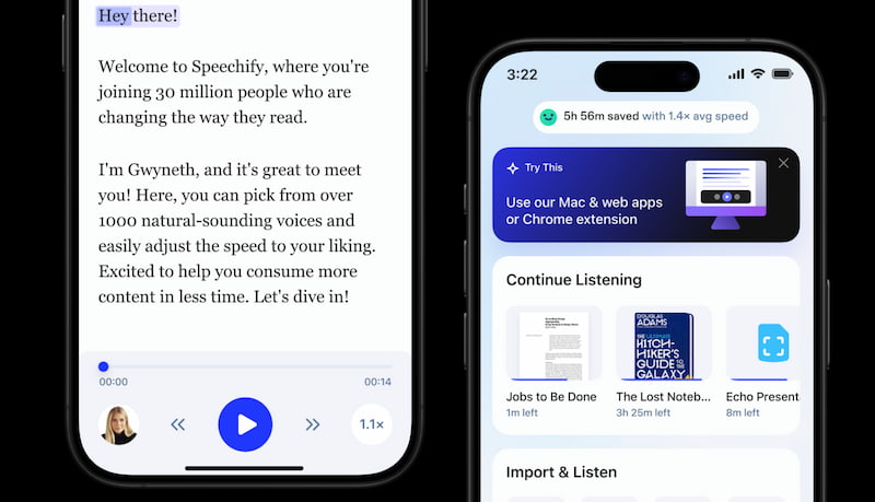 Speechify for iPhone