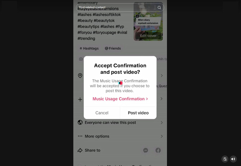 What Is Music Usage Confirmation On Tiktok