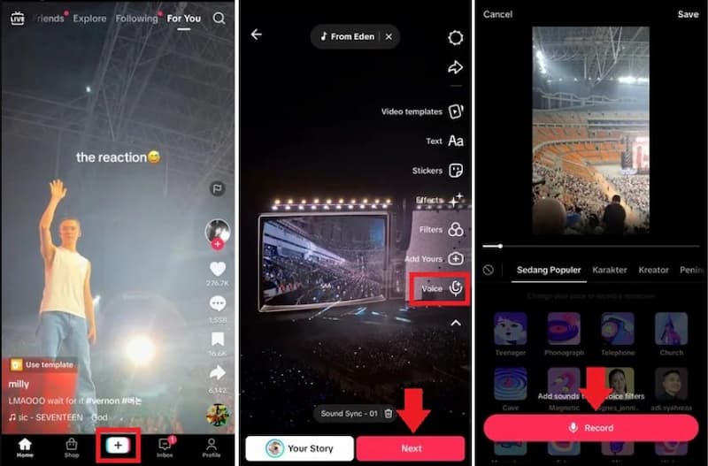 Tiktok Voice Changer in A Voiceover