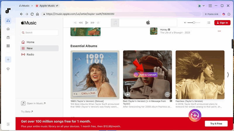 Add Songs in Tunefab