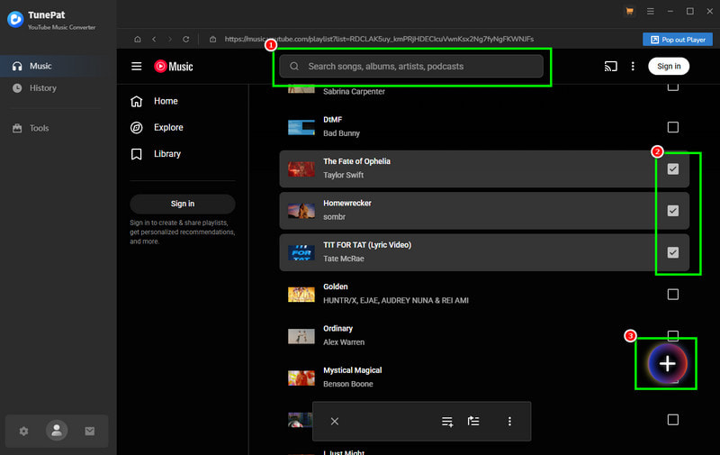 Search Plus Sign Tunepat