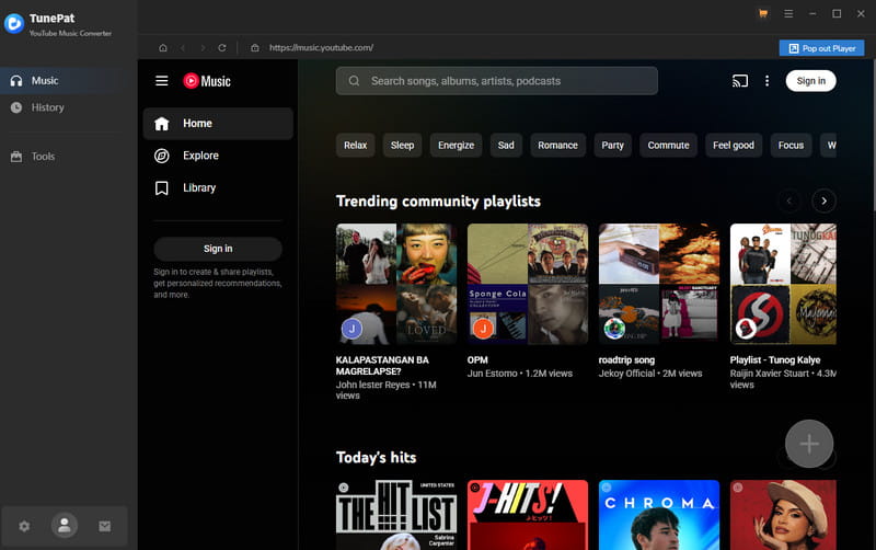Tunepat Youtube Music Converter Overview