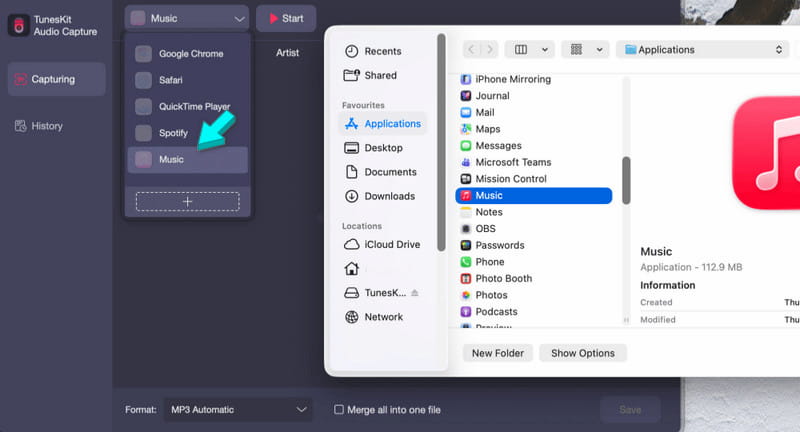 Add Apple Music AS Source in Tuneskit