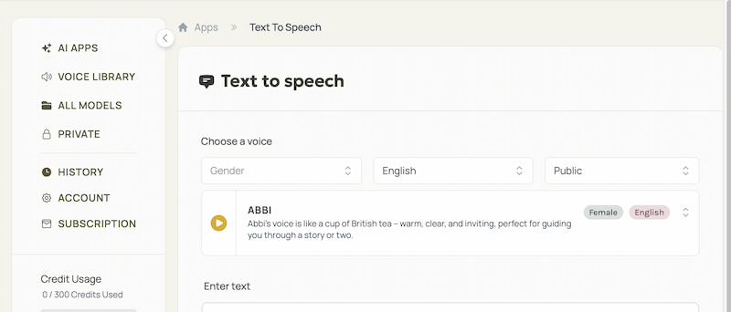 Uberduck Create Text To Speech