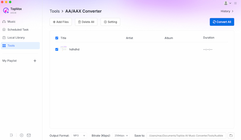 Topvox All Muisc Converter Convert All