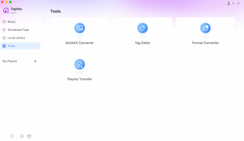 Topvox All Muisc Converter Tools