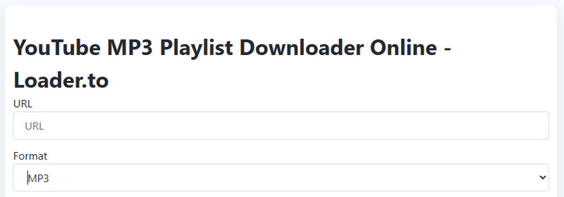 Loaderto Youtube Playlist Downloader