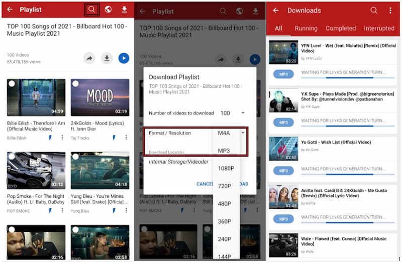 Download Youtube Playlists On Android