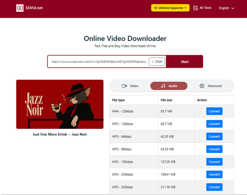 Ssvid Download Youtube Audio